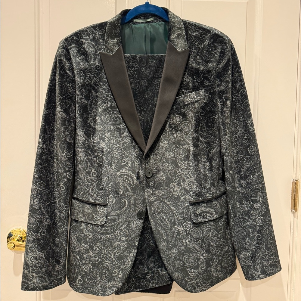 Asos Velvet Tuxedo Size 38R 32 Pant